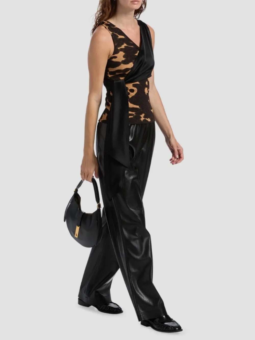 Nanushka Calie Faux-Leather Pants. XS; NWT